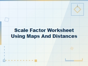 Understanding Scale Factor in Maps and Distance Calculations