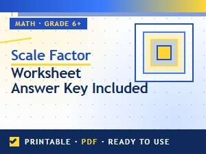Master Scale Factor with Answer Keys for Proportional Relationships
